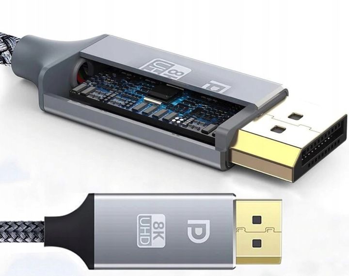 Kabel DisplayPort 1.4 8K 60Hz Rozdzielczość 4K 144Hz DP-DP HDR Monitor 3m zdjęcie 6