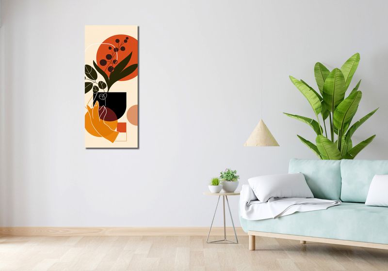 Obraz 40x100cm Dotyk Naturalności zdjęcie 2