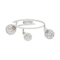 Virgo Lampa Sufitowa 3xG9 Max.40W Biały/Chrom v2