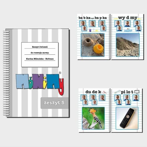 MóWiMy. Zeszyt ćwiczeń do rozwoju mowy. Cz 4|5|6|7|8 Karina Mikulska-Hofman na Arena.pl