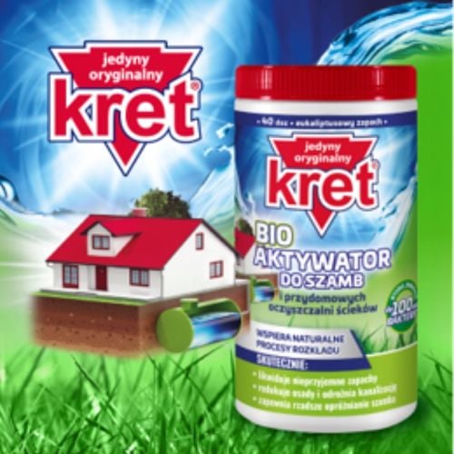 Kret Aktywator Bakterie do Szamba i Oczyszczalni Przydomowych Tłuszcze na Arena.pl