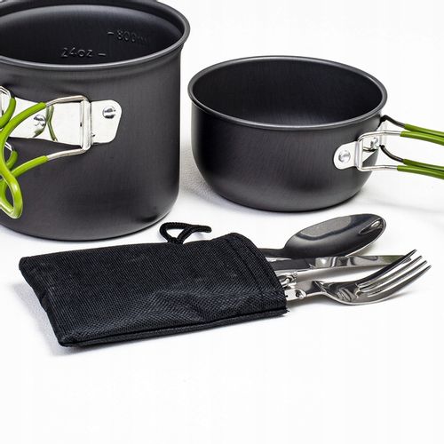 SZTUĆCE TURYSTYCZNE KEMPINGOWE NIEZBĘDNIK POD NAMIOT BIWAK SKŁADANE na Arena.pl