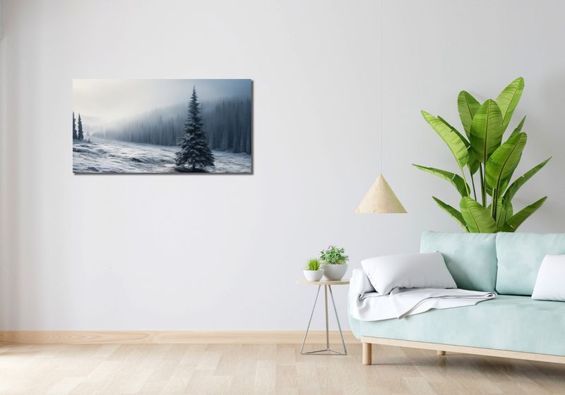 Obraz 100x50cm Samotna Choinka zdjęcie 2