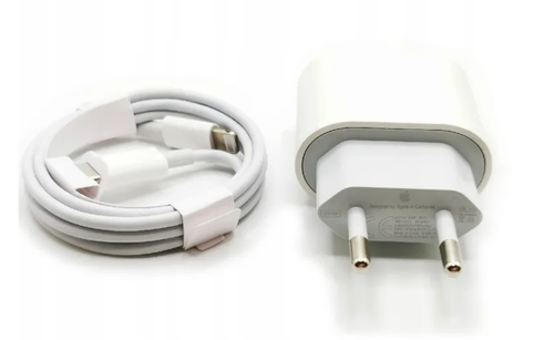 Zestaw do Szybkiego Ładowania Apple 20W USB-C PD + Kabel Lightning 1m na Arena.pl