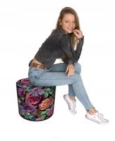 Pufa ogrodowa z Codury, wodoodporna do domu i ogrodu - wzór Enigma