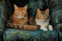 Plakat 91,5x60cm Koty na Fotelu