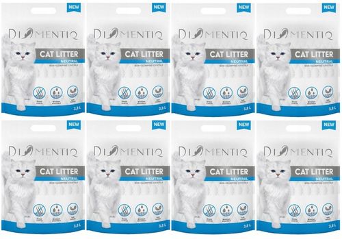 Żwirek dla kota silikonowy DIAMENTIQ Neutral 8x3,8l bezpyłowy WYDAJNY na Arena.pl