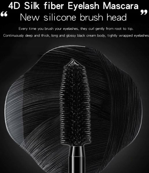 4D TUSZ DO RZĘS Jedwab wydłużający MASKARA mascara zdjęcie 12
