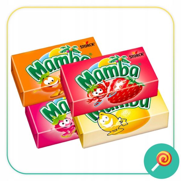 MAMBA Guma Rozpuszczalna 4szt 106G (op24szt) zdjęcie 4