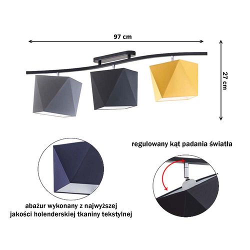 Geometryczny plafon FARGO na Arena.pl
