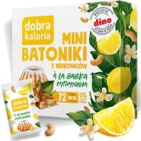DOBRA KALORIA - MINI BATONIKI A LA BABKA CYTRYNOWA 102g 6 x 17g kartonik