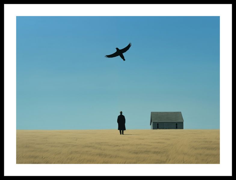 Plakat 55x40cm Samotny i Wolny zdjęcie 3