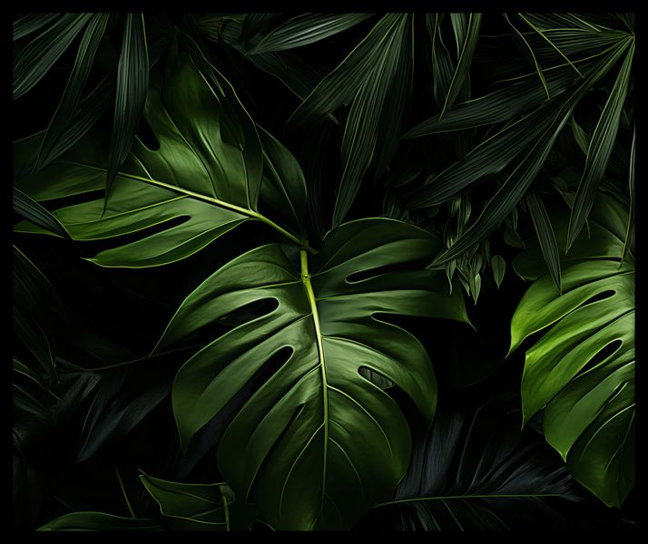 Plakat 60x50cm Zielony Szept zdjęcie 2