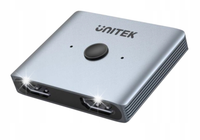 Unitek dwukierunkowy przełącznik HDMI 2.1 8K 60Hz, 4K 120Hz 2na1