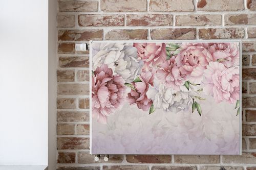 Mata MAGNETYCZNA Grzejnika PIWONIE Kwiaty Natura 80cm x 60cm na Arena.pl