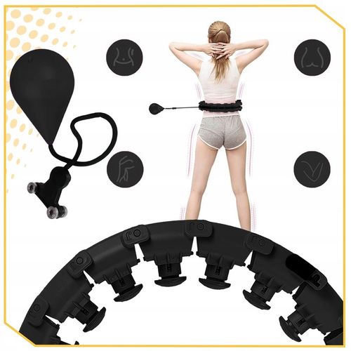 HULA HOP Z OBCIĄŻENIEM Odchudzające Obciążnikiem Smart z Wypustkami HULAHOP na Arena.pl