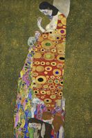 Plakat 61x91,5cm Hope II, Gustaw Klimt Vintage do Salonu