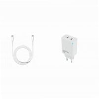 Ładowarka GaN 45W podwójne USB-C z kablem 2m do iPhone 17