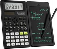 Kalkulator biurowy szkolny naukowy z notatnikiem notepad 2w1 rysik