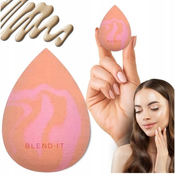 BLEND IT Gąbka do makijażu MARBLE PINK SUNSET zdjęcie 1