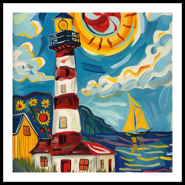 Plakat 50x50cm Żywa Przystań zdjęcie 3