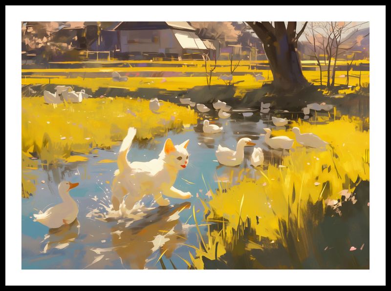 Plakat 70x50cm Słońce na Wsi zdjęcie 3