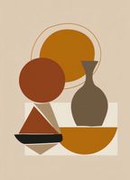 Plakat 13x18cm Geometryczna Utrata