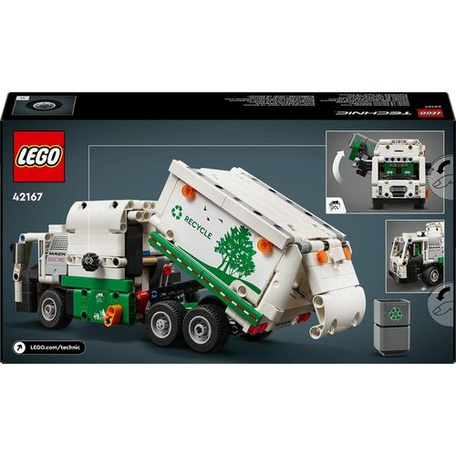 LEGO Technic 42167 Mack LR Elektryczna śmieciarka Samochód z Ładowarką Auto na Arena.pl