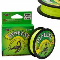 Dyneesi Plecionka na Przypon 0,30 mm ŻÓŁTA 30 m