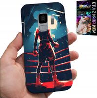 ETUI DO SAMSUNG GALAXY S9 - BOKS SPORTY WALKI BOKSERZY WZORY + FOLIA