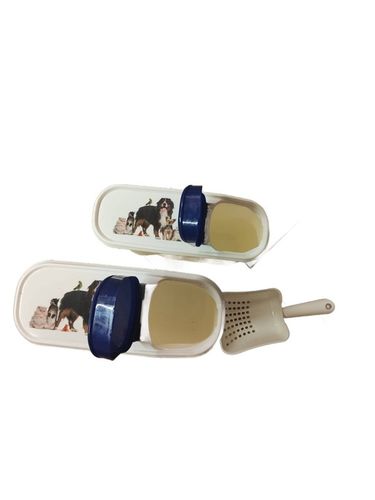 ZESTAW POJEMNIKÓW NA KARMĘ DLA ZWIERZAT Z ŁOPATKĄ"ROTHO"6L,4L na Arena.pl