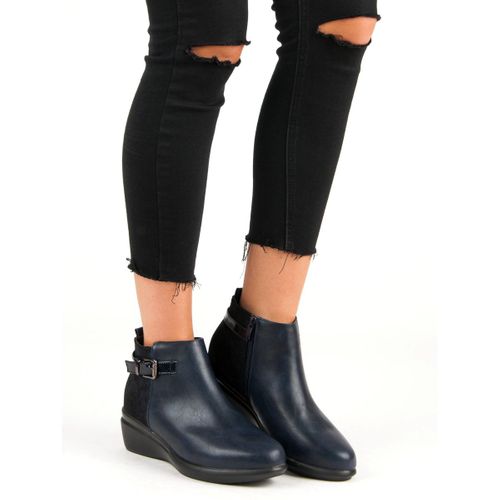 Granatowe botki r.36 na Arena.pl