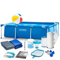 Basen ogrodowy stelażowy 260 x 160 x 65 cm 15w1 INTEX 28271 Basen ogrodowy stelażowy 260 x 160 x 65 cm 15w1 INTEX 28271
