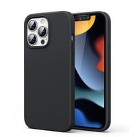 gumowe elastyczne silikonowe etui pokrowiec iphone 13 pro max czarny