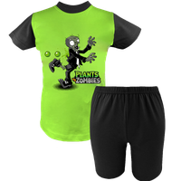 Krótka Piżama dziecięca Plants vs Zombie