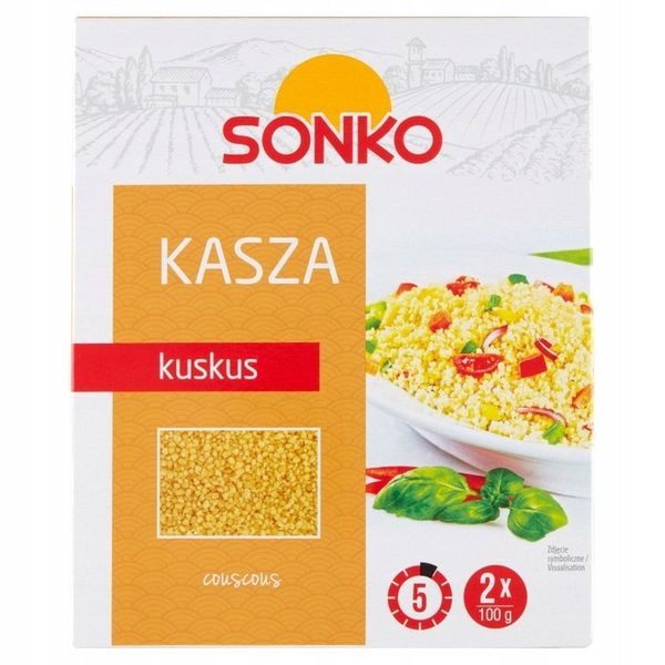 Sonko Kasza kuskus 200 g (2 x 100 g) zdjęcie 1