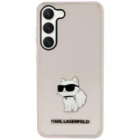 karl lagerfeld klhcs23shnchtcp s23 s911 różowy/pink hardcase ikonik