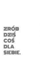 Plakat 70x100cm Z Napisami Nowoczesny Cytat Coś Dla Siebie