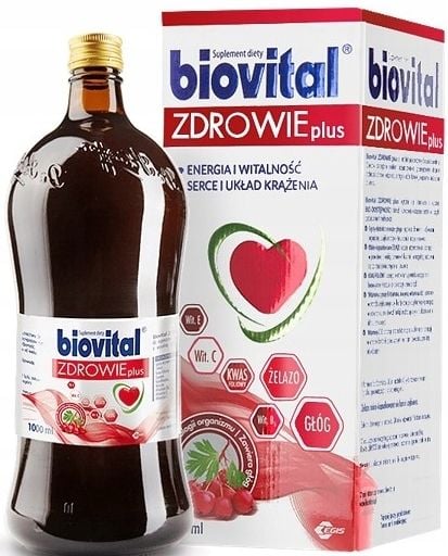 BIOVITAL ZDROWIE PLUS płyn 1000ml NA PREZENT zdjęcie 1