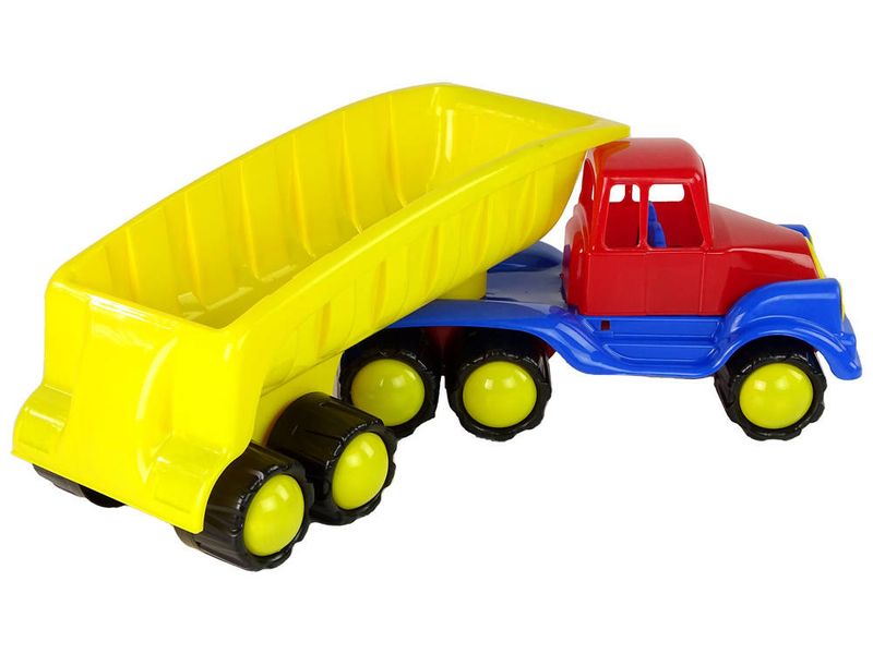 Duży Samochód z Naczepą 45cm Żółty zdjęcie 2