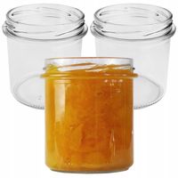 16x SŁOIK PROSTY 350ml MIÓD DŻEM MIĘSO PASZTET ŚWIECZKI PRZETWORY