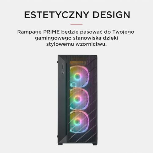 Obudowa Rampage Prime Mesh ARGB Black na Arena.pl