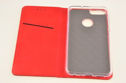 Etui Smart Brokat do HUAWEI P Smart czerwony na Arena.pl