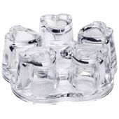 PODGRZEWACZ SZKLANY DO DZBANKA NA ŚWIECZKI TEALIGHT TADAR SERDUSZKA