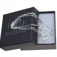 ŁAŃCUSZEK SREBRNY MĘSKI ANKIER 55CM 2MM SREBRO 925