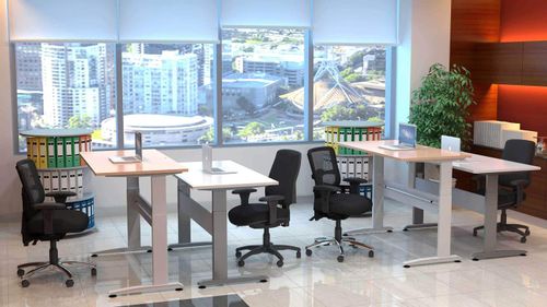 Solidne biurko stojące, biurko z regulacją wysokości na Arena.pl