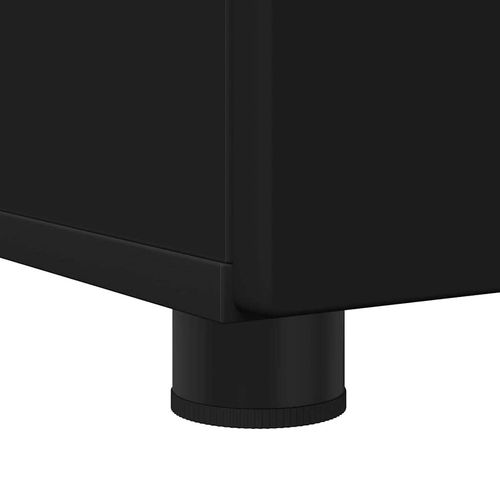 Szafka Łazienkowa z szufladą z drzwiami Czarny 30 x 35 x 80 cm na Arena.pl