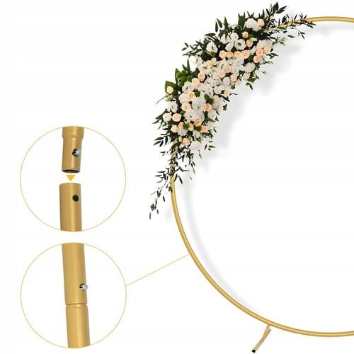 Stojak na balony stelaż KOŁO do balonów METAL 2m łuk ścianka zdjęć na Arena.pl