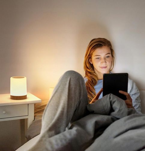 LAMPKA NOCNA LED, DOTYKOWA, ŚCIEMNIANA, LAMPA STOŁOWA LED, LAMPKA na Arena.pl