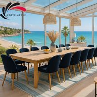 Krzesło Tapicerowane Premium KL-2 Granatowy Piano 12